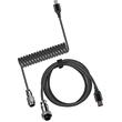 Cablu pentru tastatura Redragon Coiled Aviator USB-C negru