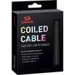 Cablu pentru tastatura Redragon Coiled Aviator USB-C negru