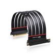 Cablu prelungitor Thermaltake TT Premium PCI-E 4.0 300mm cu adaptor 90°