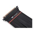 Cablu prelungitor Thermaltake TT Premium PCI-E 4.0 300mm cu adaptor 90°