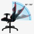 Scaun gaming Aerocool AC100 Air negru cu rosu