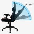 Scaun gaming Aerocool AC110 Air negru cu rosu