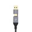 Cablu USB Orico ACC40 100W USB Type-C - USB Type-C sau USB Type A 1m negru