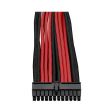 Cabluri extensie Thermaltake TtMod Mesh-uite negru cu rosu
