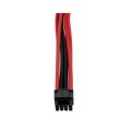 Cabluri extensie Thermaltake TtMod Mesh-uite negru cu rosu