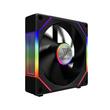 Set 3 ventilatoare Gamdias Aeolus P2 1203U 120mm negre iluminare aRGB