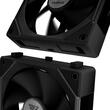 Set 3 ventilatoare Gamdias Aeolus P2 1203U 120mm negre iluminare aRGB