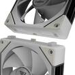 Set 3 ventilatoare Gamdias Aeolus P2 1203 120mm albe iluminare aRGB