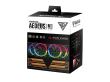 Ventilator Gamdias Aeolus M1 120mm set 4 ventilatoare cu iluminare RGB