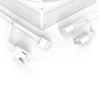 Set 3 ventilatoare ID-Cooling AF-127 120mm albe iluminare aRGB