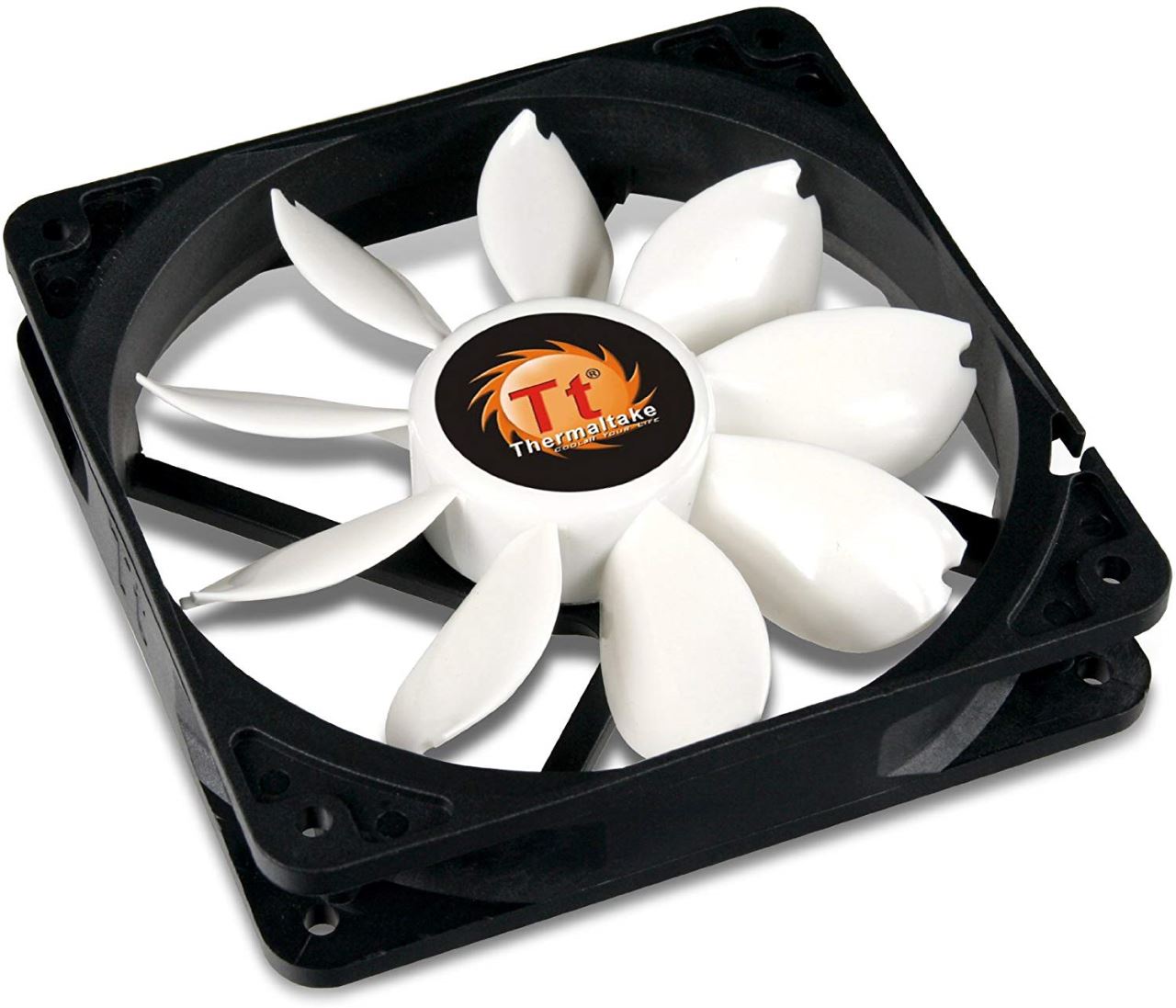 Thermaltake CL F011 PL12BL A Black LED Pure Series Quiet High Airflow Case Fan