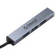 HUB USB Orico AHU1-1 4 port-uri USB gri 15 cm