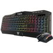Kit gaming Gamdias Ares M1 2 in 1 negru iluminare RGB