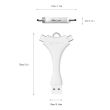 Adaptor Orico C1 USB 2.0 Type-A tata - USB Type-C/USB Micro-B alb