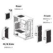 Carcasa Thermaltake Divider 300 TG Air Snow Edition alba