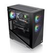 Carcasa Thermaltake Divider 370 Tempered Glass aRGB neagra