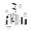 Carcasa Thermaltake Divider 500 TG Air neagra