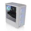Carcasa Thermaltake S200 Tempered Glass aRGB Snow alba
