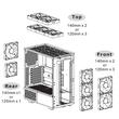 Carcasa Thermaltake Ceres 300 TG aRGB neagra