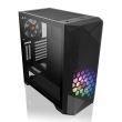 Carcasa Thermaltake Commander G33 Tempered Glass neagra iluminare aRGB