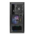 Carcasa Thermaltake Commander G33 Tempered Glass neagra iluminare aRGB