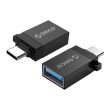 Adaptor OTG Orico CBT-UT01 USB 3.0 Type-C male – Type-A female negru