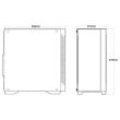 Carcasa Deepcool Matrexx 55 V3 aRGB alba