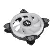 Set 3 ventilatoare Thermaltake Riing Quad 12 140mm iluminare aRGB