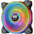 Set 3 ventilatoare Thermaltake Riing Quad 12 140mm iluminare aRGB