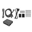Set 3 ventilatoare Thermaltake Riing Quad 12 120mm albe iluminare aRGB