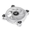 Set 3 ventilatoare Thermaltake Riing Quad 14 140mm albe iluminare aRGB