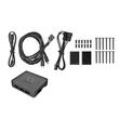 Set 3 ventilatoare Thermaltake Riing Quad 14 140mm albe iluminare aRGB