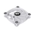 Set 3 ventilatoare Thermaltake Pure 12 ARGB 120mm albe iluminare adresabila RGB