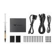 Set 3 ventilatoare Thermaltake Swafan 12 120mm albe iluminare aRGB