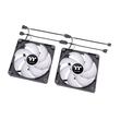 Set 2 ventilatoare Thermaltake CT120 120mm aRGB negre