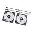 Set 2 ventilatoare Thermaltake CT140 140mm aRGB negre
