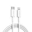 Cablu USB Orico CL01-10 Type-C - Lightning 1m alb