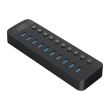 HUB USB Orico CT2U3-10AB USB 3.0 negru