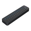 HUB USB Orico CT2U3-13AB USB 3.0 negru
