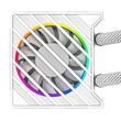 Cooler procesor cu lichid ID-Cooling Dashflow 360 XT Lite alb iluminare aRGB