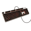 Kit tastatura mecanica si mouse Gamdias Hermes E1C neagra iluminare RGB