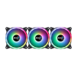 Set 3 ventilatoare Aerocool Duo 12 Pro 120mm iluminare aRGB