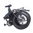 Bicicleta electrica pliabila Skateflash Fly XL Fat neagra