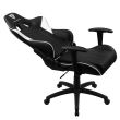 Scaun gaming ThunderX3 EC3 negru cu alb