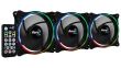Set 3 ventilatoare Aerocool Eclipse Pro 120mm iluminare aRGB