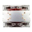 Cooler procesor Alseye Eddy 120 iluminare rosie