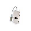 Hub E-Blue Dynamic Purity White mini hub