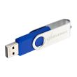 Memorie USB Exceleram USB 2.0 32GB P1 argintiu cu albastru