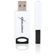 Memorie USB Exceleram USB 2.0 16GB H2 alb cu negru