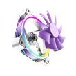 Ventilator ID-Cooling PN-21 120mm alb cu mov iluminare aRGB